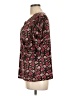 East5th Burgundy Short Sleeve Blouse Size L - photo 5