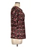 East5th Burgundy Short Sleeve Blouse Size L - photo 4