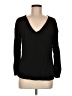 Zara Basic Black Long Sleeve Blouse Size M - photo 1