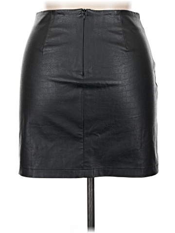 Alya Faux Leather Skirt (view 2)