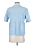 Old Navy 100% Cotton Blue Short Sleeve Blouse Size S - photo 2