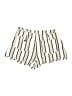 Kivari 100% Cotton Stripes Ivory Shorts Size 8 - photo 2