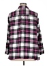 Lane Bryant 100% Rayon Plaid Pink Long Sleeve Button-Down Shirt Size 14 - 16 Plus - photo 2