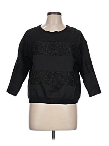 Zara W&B Collection 3/4 Sleeve Top (view 1)