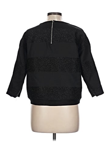 Zara W&B Collection 3/4 Sleeve Top (view 2)