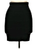 Assorted Brands Solid Black Casual Skirt Size L - photo 1