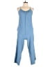 Assorted Brands Solid Blue Jumpsuit Size L - photo 1