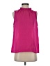 Ann Taylor 100% Polyester Pink Sleeveless Blouse Size S - photo 1