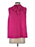 Ann Taylor 100% Polyester Pink Sleeveless Blouse Size S - photo 2