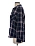 Soft Joie 100% Rayon Plaid Blue Long Sleeve Blouse Size S - photo 5