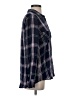 Soft Joie 100% Rayon Plaid Blue Long Sleeve Blouse Size S - photo 4