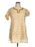 Assorted Brands Yellow Short Sleeve Blouse Size XL - photo 1