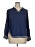 Gretchen Scott Designs Blue 3/4 Sleeve Blouse Size XL - photo 1