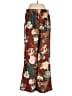 Chico's 100% Polyester Floral Burgundy Casual Pants Size XS (00) - photo 2