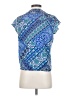 Calvin Klein Blue Short Sleeve Blouse Size S - photo 2