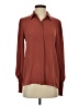 Express 100% Polyester Brown Long Sleeve Blouse Size XS - photo 1