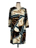 Luxology Graphic Teal Casual Dress Size XL - photo 1