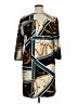 Luxology Graphic Teal Casual Dress Size XL - photo 2