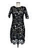 Chetta B 100% Polyester Black Cocktail Dress Size 8 - photo 1