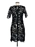Chetta B 100% Polyester Black Cocktail Dress Size 8 - photo 2