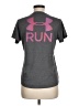 Under Armour 100% Polyester Gray Active T-Shirt Size M - photo 2