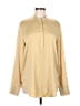Banana Republic 100% Polyester Tan Long Sleeve Blouse Size M (tall) - photo 1