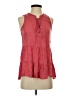 Floreat 100% Rayon Red Sleeveless Blouse Size 4 - photo 1