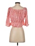 Forever 21 100% Rayon Orange 3/4 Sleeve Blouse Size S - photo 2
