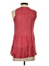 Floreat 100% Rayon Red Sleeveless Blouse Size 4 - photo 2