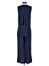 J.Crew 100% Silk Polka Dots Blue Jumpsuit Size 2 - photo 2