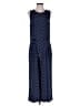 J.Crew 100% Silk Polka Dots Blue Jumpsuit Size 2 - photo 1