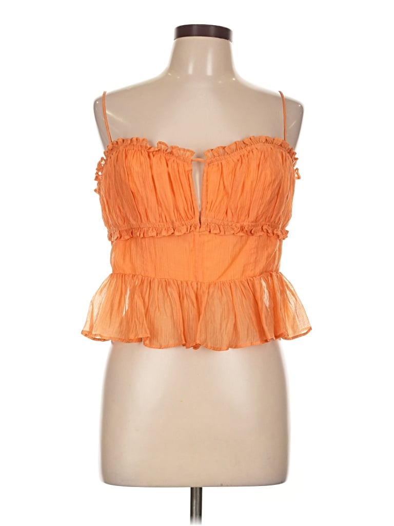 Pre-owned Astr Sleeveless Blouse In Orange