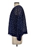 Ann Taylor LOFT 100% Polyester Blue 3/4 Sleeve Blouse Size S - photo 5