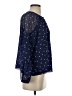Ann Taylor LOFT 100% Polyester Blue 3/4 Sleeve Blouse Size S - photo 4
