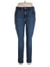 L.L.Bean Hearts Blue Jeans Size 14 - photo 1