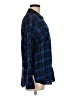 Express 100% Cotton Plaid Blue Long Sleeve Button-Down Shirt Size M - photo 4