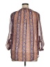 Gibson Latimer 100% Polyester Brown 3/4 Sleeve Blouse Size XL - photo 2