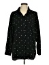 Old Navy 100% Polyester Polka Dots Black Long Sleeve Blouse Size L - photo 1