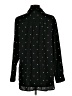 Old Navy 100% Polyester Polka Dots Black Long Sleeve Blouse Size L - photo 2