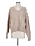 LC Lauren Conrad Metallic Tan Pullover Sweater Size M - photo 1