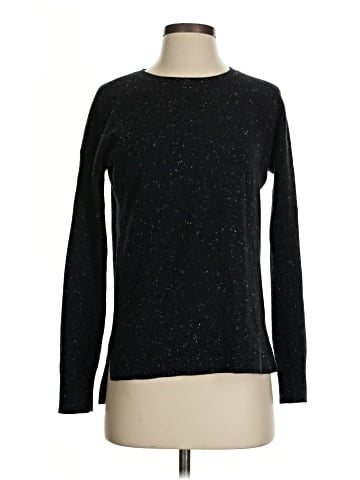 Aqua Cashmere Pullover Sweater (view 1)