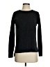 Aqua 100% Cashmere Metallic Black Cashmere Pullover Sweater Size XS - photo 1