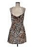 Shein Animal Print Tan Cocktail Dress Size 8 - 10 - photo 1
