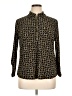 Jones Studio Tweed Black Long Sleeve Blouse Size XL - photo 1