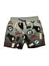 Marvel 100% Polyester Print Green Board Shorts Size 3 - 4 - photo 1