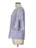 Everly Blue 3/4 Sleeve Blouse Size L - photo 5