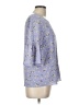 Everly Blue 3/4 Sleeve Blouse Size L - photo 4