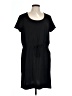 32 Degrees Solid Black Casual Dress Size L - photo 1