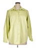 Talbots 100% Cotton Green Long Sleeve Button-Down Shirt Size 14W - photo 1