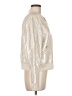 Marrakech 100% Polyurethane Metallic Ivory Jacket Size M - photo 4